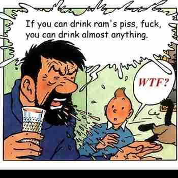 Haddock selittää sotajuttuja