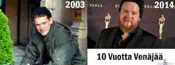 10 vuotta venäjää