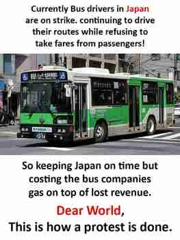 Japanilainen bussilakko