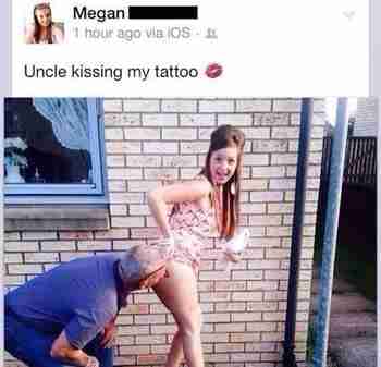 "Anna kun setä pussaa..."