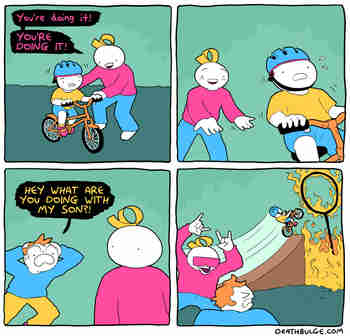 Ja ilman apupyöriä!