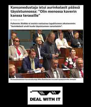 Työt ensin ja sitten terassille