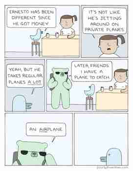 Ja vielä turistiluokassa