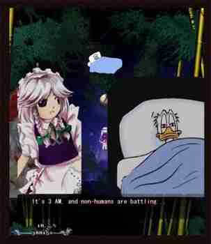 Yokain metsästystä näin kolmelta aamuyöstä