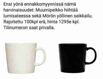 Erittäin harvinaiset muumimukit xD