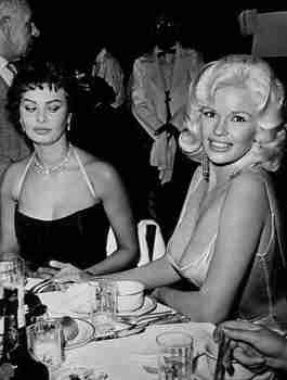 Sophia Loren ja Jayne Mansfield