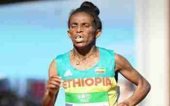 Etiopian juoksulupaus Girmawit Gebrzihair, 16 vuotta