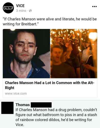 Charles Manson on alt-right!
