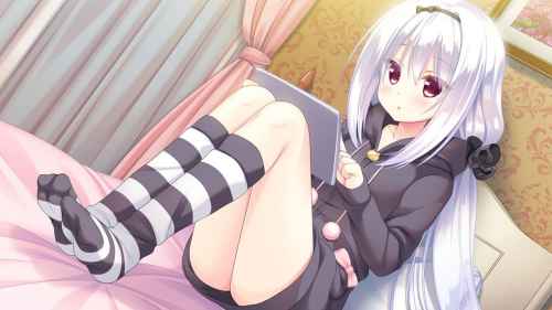 Chitose tablettia näppäilee