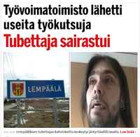 tubettaja löysi töitä