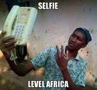 Afrikkalainen selfie