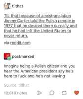 On se Jimmy Carter äijä!