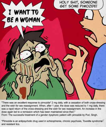 Syö pillereitä, mielipuoli