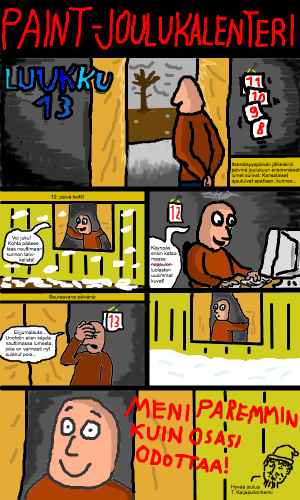 Paint-joulukalenteri 2017 - Luukku 13