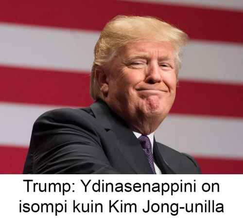 Ydinasenappini nytkähtelee!