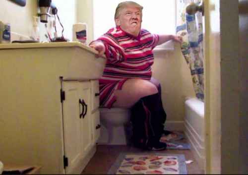 Trump tweettivaltaistuimellaan