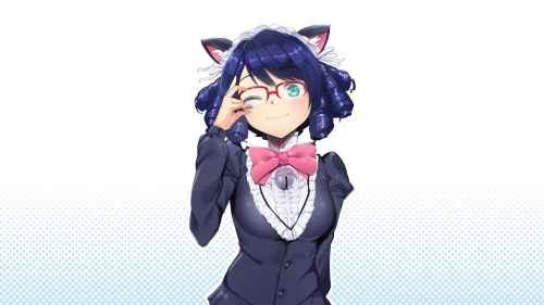 Cyan silmälaseineen