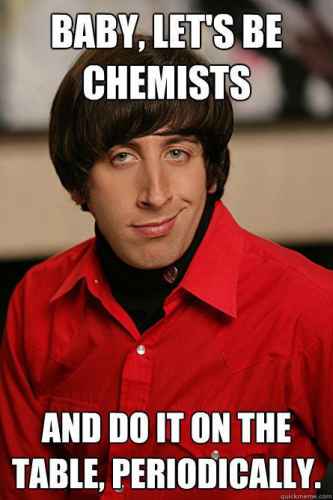 Pickup line scientist