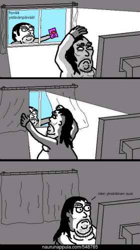 Nörtti toivottaa hyvää ystävänpäivää <3