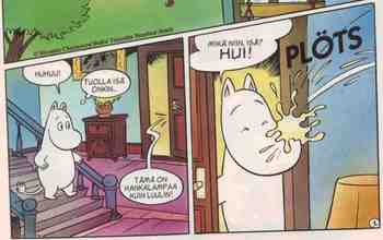 Muumipappa harjoittelee