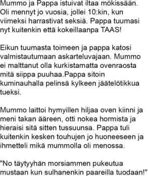 Sulhanen paareilla ja morsian grillihiilessä