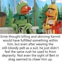 Ernie ei löydä enää iloa