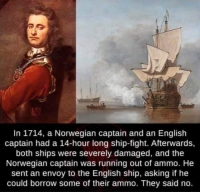 Norjalaisten ja Englantilaisten herrasmiesmäinen laivataistelu