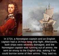 Norjalaisten ja Englantilaisten herrasmiesmäinen laivataistelu