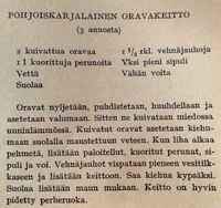 Päivän ateria kolmelle