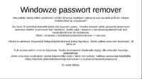 Windoze login pwd remove