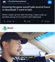 Gamer pain