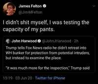 Trumpin bunkkeritarkastas