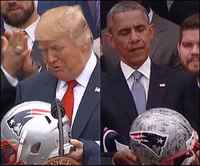 "Obaman kypärä on ihan likainen"