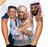 Perhepotretti t-paitaan