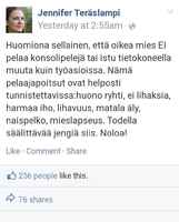 jennifer ei ole ennakkoluuloinen