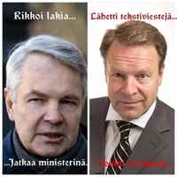 Haavisto ottaa mallia Trumpista