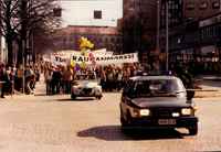Rauhanmarssi Lahdessa 1982