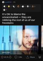 On ok syyttää rokottamattomia