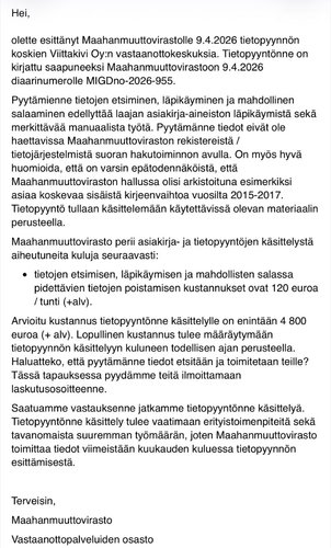 Nasima Razmyarin vokkisopimusten taustat eivät ole ilmaisia