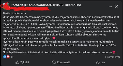 koko bussi nousi taputtamaan