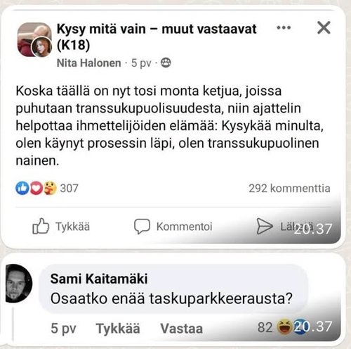kysy transulta