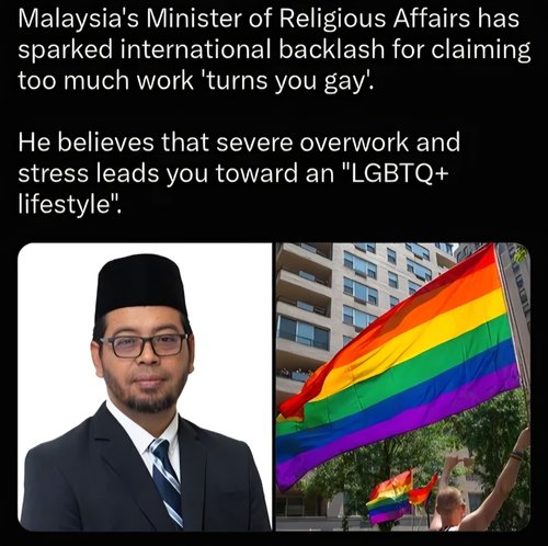 Liikaa töitä = gey